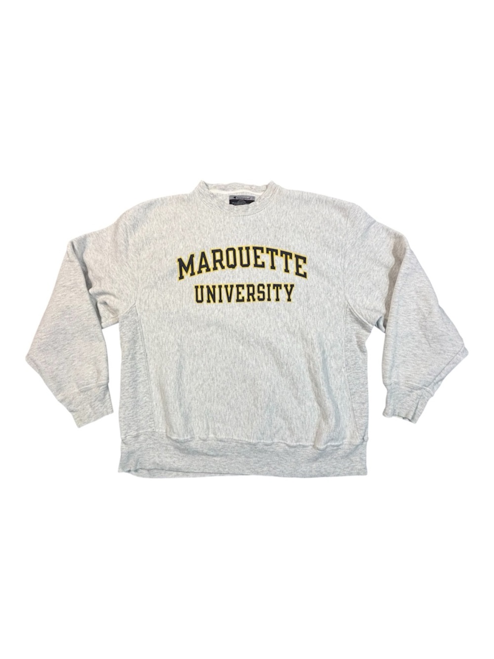 Champion Reverse Weave Marquette University Sweatshirt Mens Large Gray VTG Y2K